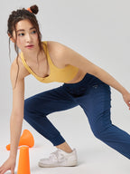 4段ホック付きクロスバックス トップス スポーツブラ - SLOLI