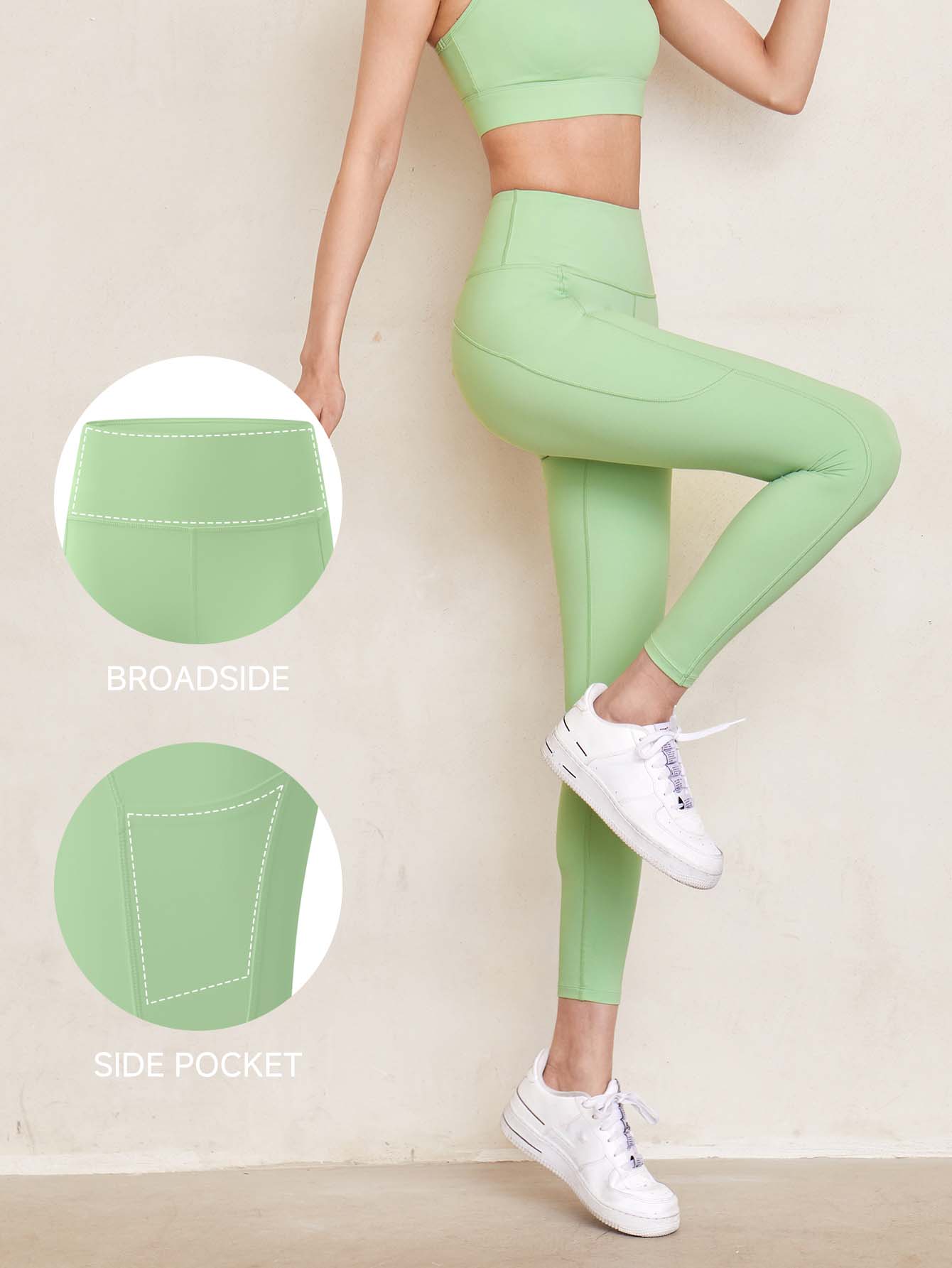 LYCRA® × IMOVE Fabric High-Waisted Pants Leggings