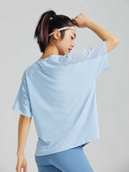 【MAX50%OFF】新色入荷 ゆったりメッシュ入り薄手Tシャツ（半袖） - SLOLI