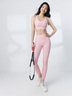 LYCRA®×IMOVE素材ハイウエスト パンツ レギンス - SLOLI
