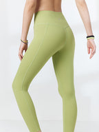 LYCRA®×IMOVE素材ハイウエスト パンツ レギンス - SLOLI