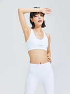 新色入荷 高強度 メッシュ入り美背中 スポーツブラ - SLOLI