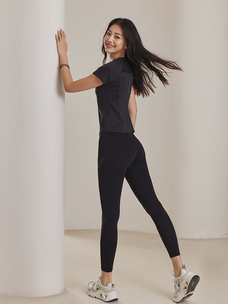 3Dメッシュ入り パンツ レギンス - SLOLI