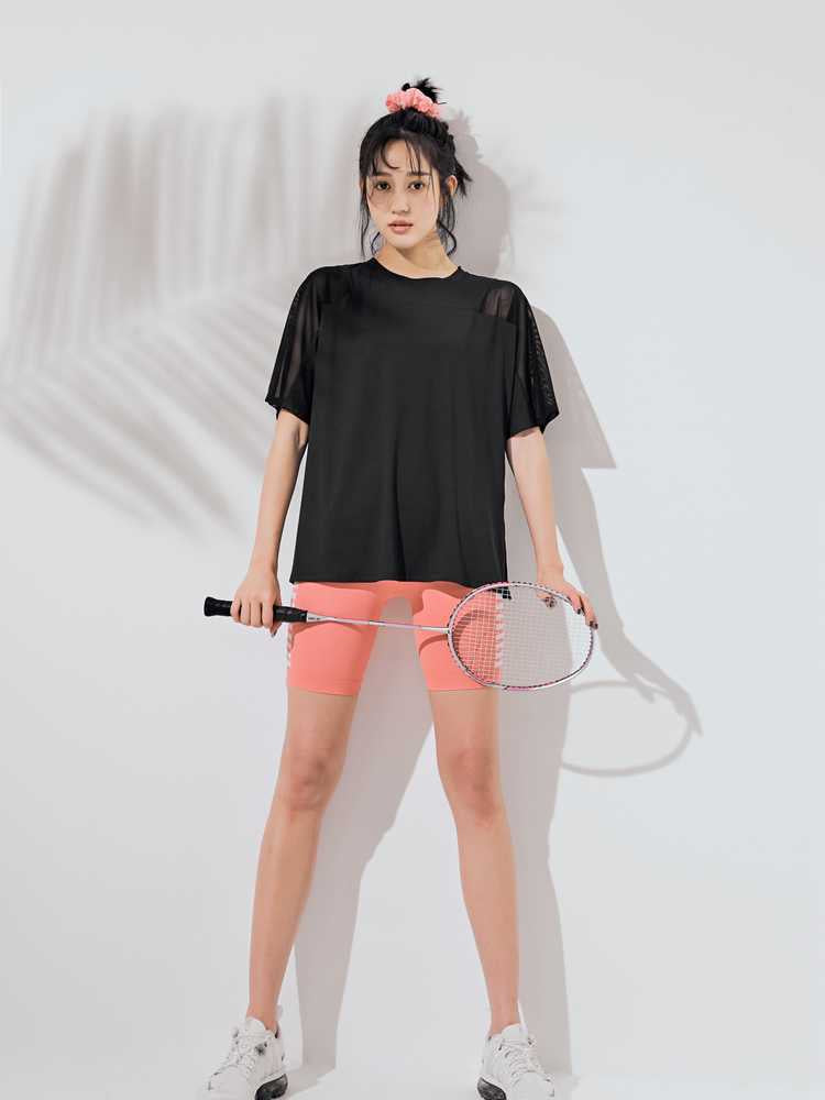 【MAX50%OFF】新色入荷 ゆったりメッシュ入り薄手Tシャツ（半袖） - SLOLI