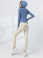 LYCRA®×IMOVE素材ハイウエスト パンツ レギンス - SLOLI