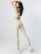 LYCRA®×IMOVE素材ハイウエスト パンツ レギンス - SLOLI