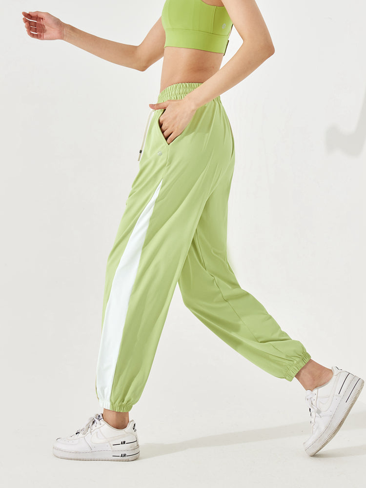 新色入荷 ミックスカラー薄手カジュアルパンツ - SLOLI