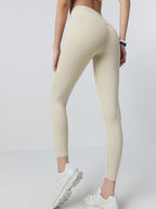 LYCRA®×IMOVE素材ハイウエスト パンツ レギンス - SLOLI