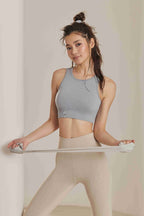 Mesh Top Sports Bra